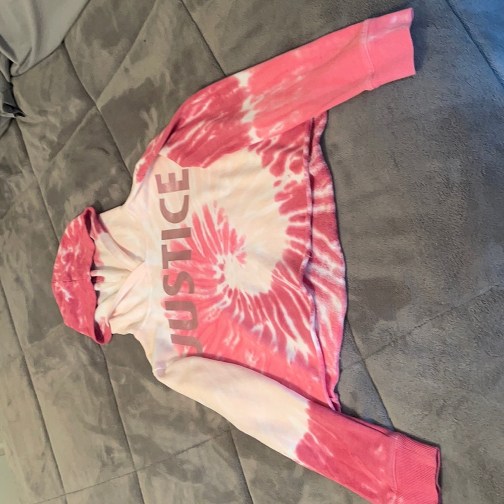 Justice active hooded sweatshirt. Girls size 10